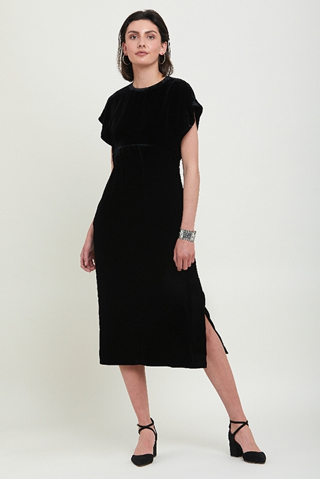 SHIV BLACK VELVET DRESS 4