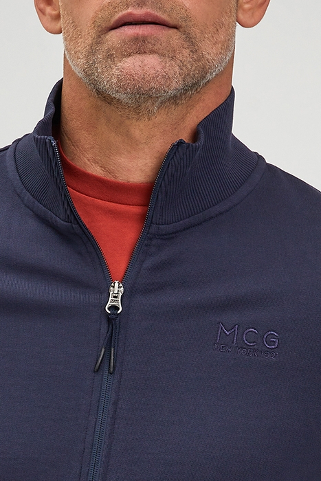 ZIP THRU SWEATSHIRT NAVY 5