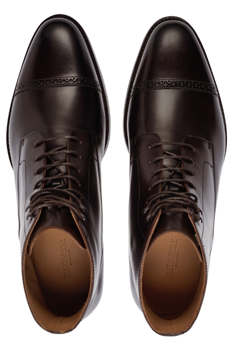 DARK BROWN LACE UP BOOT 5