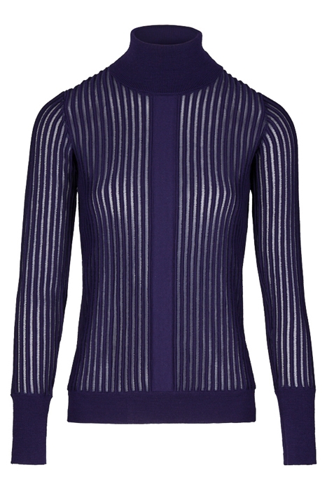 LINE KNITWEAR DARK PURPLE 1