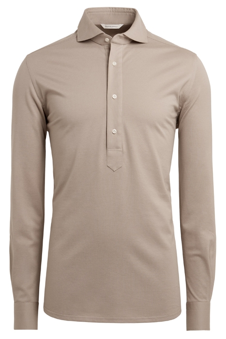 LIGHT BROWN EXTRA SLIM FIT POPOVER 7