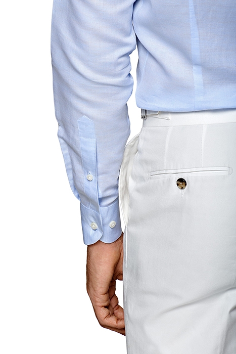 LIGHT BLUE TWILL EXTRA SLIM FIT SHIRT 6