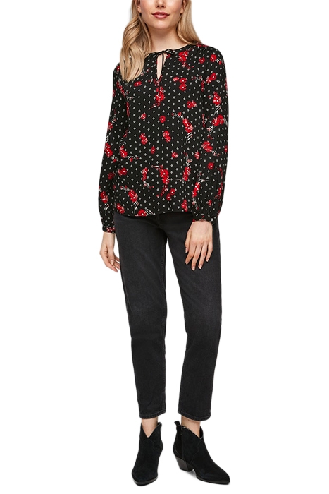 BLOUSES LONGSLEEVE GREY/BLACK 4