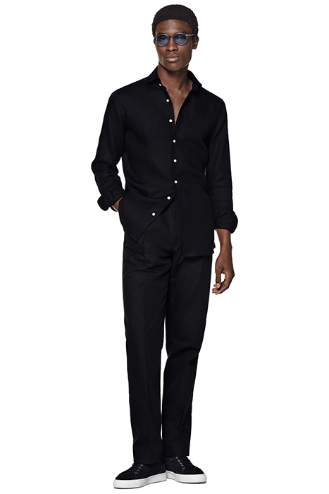 NAVY SLIM FIT SHIRT 3