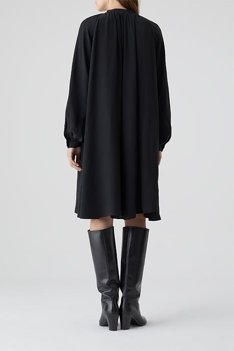 WOMEN OVERSIZED DRESS BLACK 2