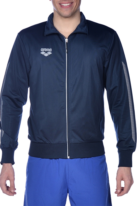 TL KNITTED POLY JACKET NAVY 2