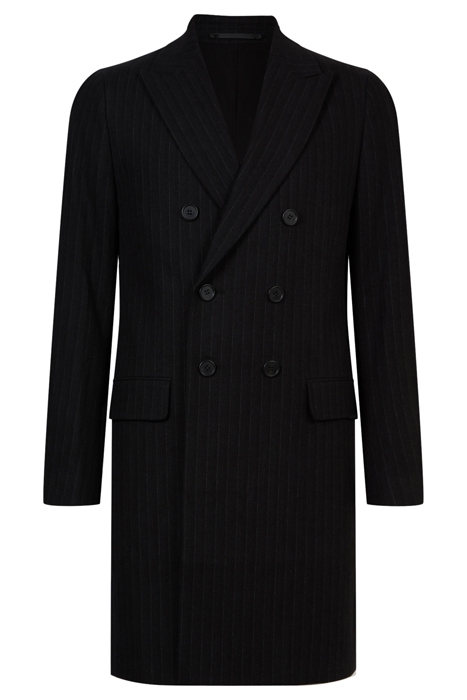 BROCK PINSTRIPE COAT BLACK 6