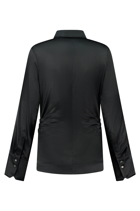 RONO FITTED BLOUSE BLACK 2