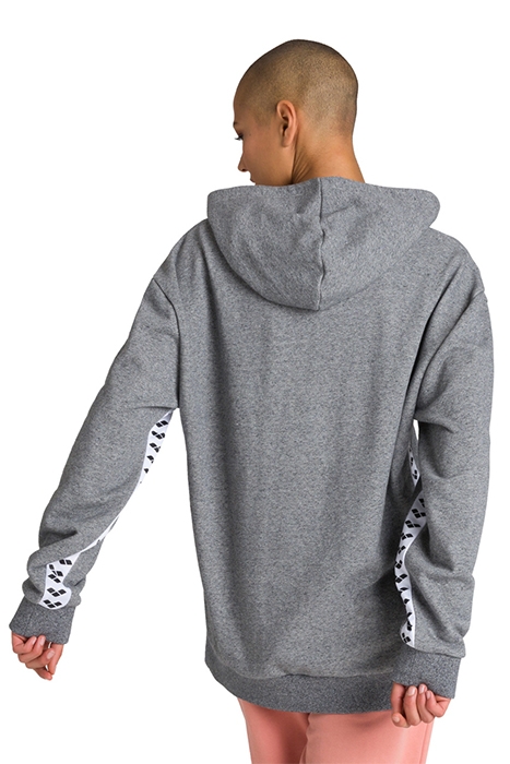 HOODIE TEAM DARK GREY MELANGE WHITE BL 4