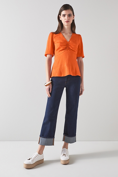 GABBI BLOUS ORANGE 2