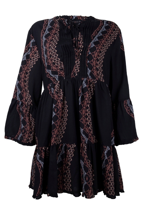 ADELLA LETICIA DRESS BLACK MULTI 1