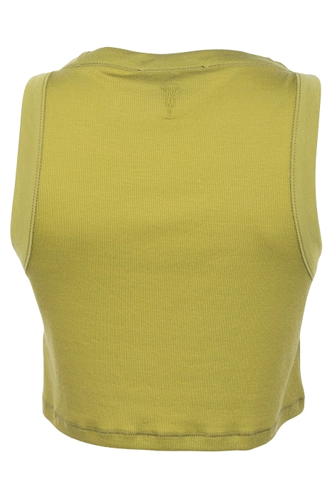 RINA CROPPED TANK BRIGHT GREEN 2
