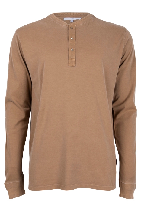 HENLEY PREMIUM SHIRT SAND 1