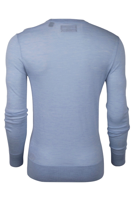 MODE MERINO CREW SEAFRONT BLUE MARL 2