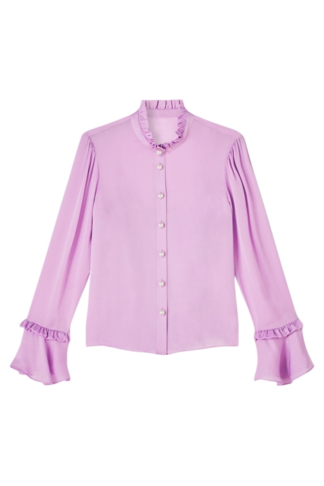 ANYA BUTTON-DOWN SHIRT LAVENDER 4