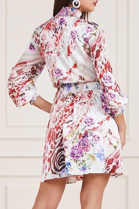 CLELIA DRESS ROSE SHADOW PRINT 2