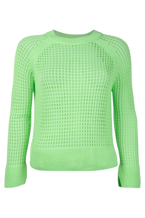 PALOMA CREW NECK BRIGHT GREEN 1