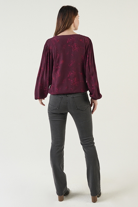 SKINNY FLARED JEANS ALMOST BLACK 2