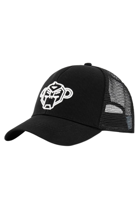 JR. LOGO TRUCKERCAP BLACK 2