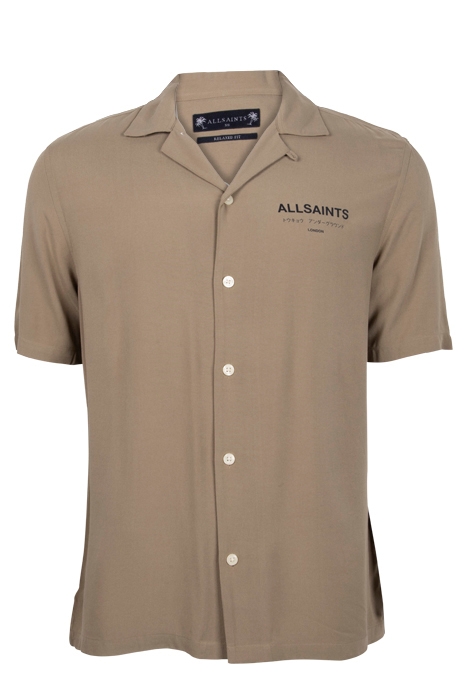 UNDERGROUND SS SHIRT KHAKI BROWN/JT BLK 1