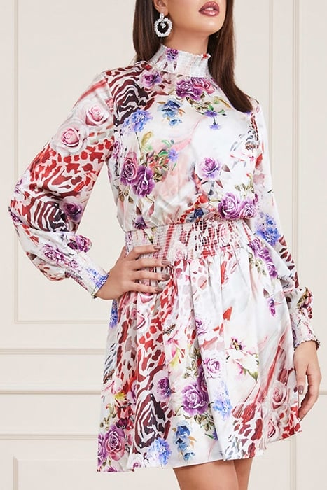 CLELIA DRESS ROSE SHADOW PRINT 1
