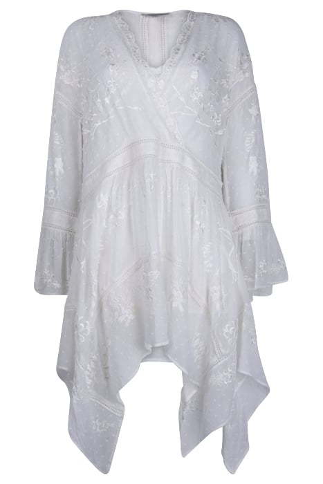 DAWN EMB DRESS OFF WHITE 1