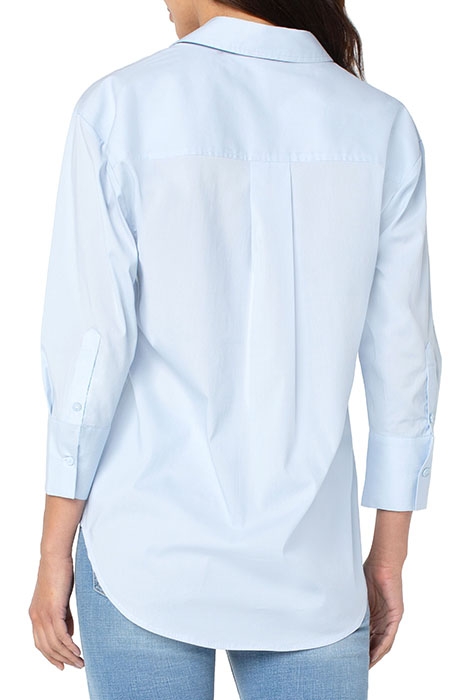 OVERSIZED CLASSIC BUTTON DOWN SKY BLUE 2