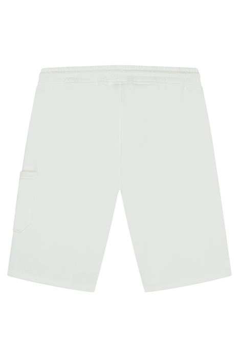 RUBBER BADGE SWEAT SHORTS OFF WHITE 4