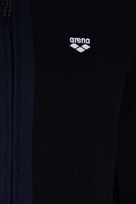 MAN HOODIE FULL ZIP BLACK 3