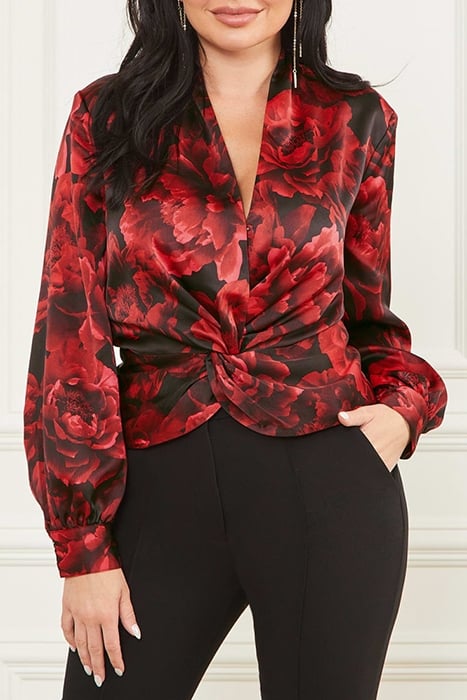 BLOSSOM BLOUSE PASSION FLOWER PRINT 1