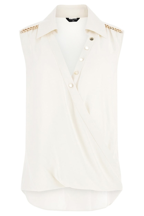 PHOEBE CHAIN BLOUSE PALE TOP PEARL 5