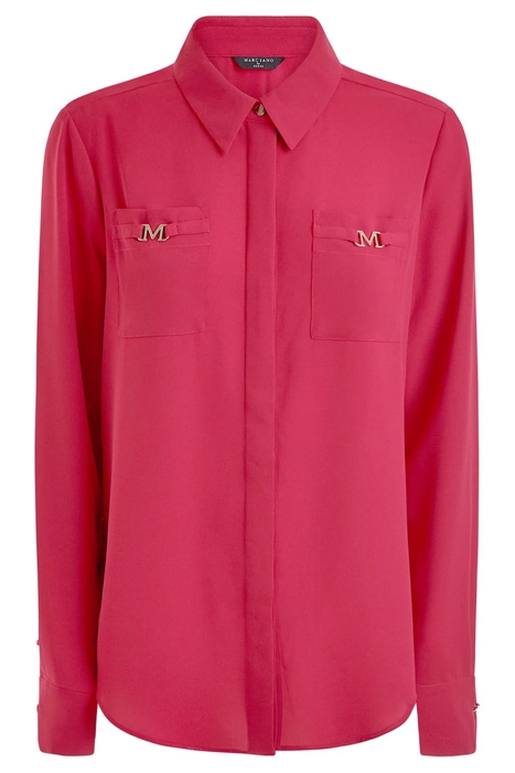 PHOEBE CHAIN BLOUSE MID MAGENTA 4