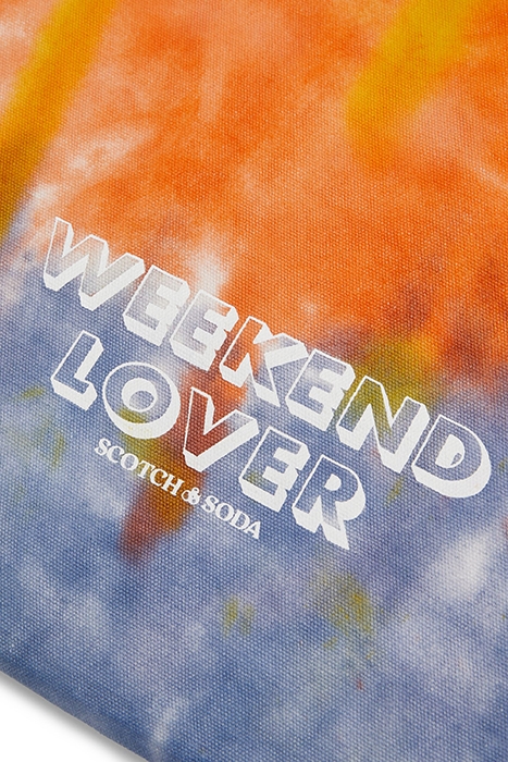 CANVAS TIE-DYE TOTE MULTICOLOUR TIE DYE 5