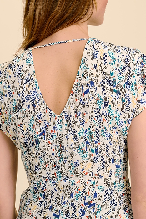 CAREL - OFF WHITE PYTHON PRINT TOP 5