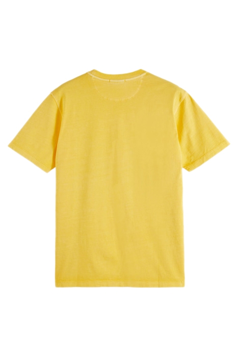 GARMENT DYE LOGO EMBROIDERY TEE SUNSHINE 2