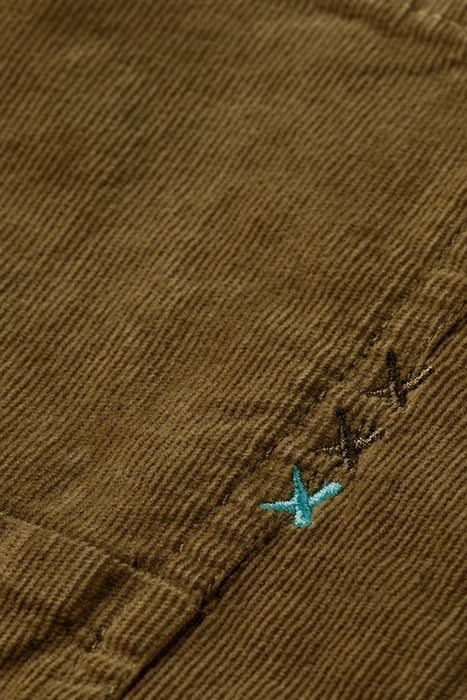 RALSTON - FINE CORDUROY 5-POCKET PANTS KHAKI 8