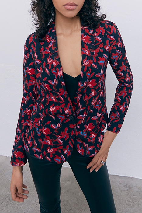RED ROCK FLORAL PRINT SUIT JACKET 4
