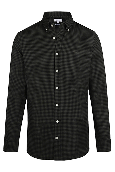 FLANNEL GINGHAM SHIRT PINE GREEN 4