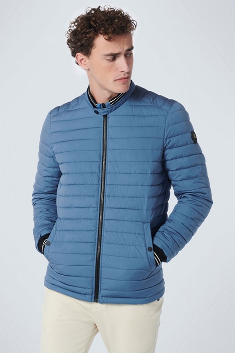 JACKET SHORT FIT PADDED BLUE 1