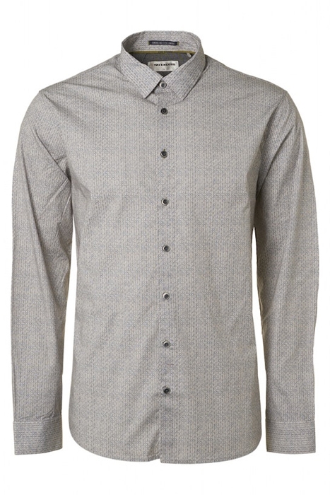 SHIRT STRETCH ALLOVER PRINTED BLUE 1