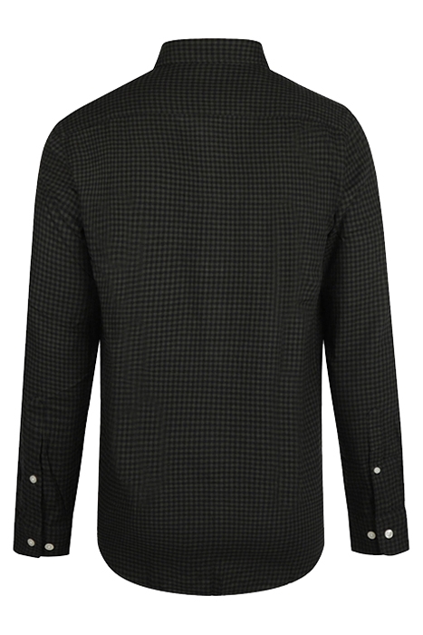 FLANNEL GINGHAM SHIRT PINE GREEN 5