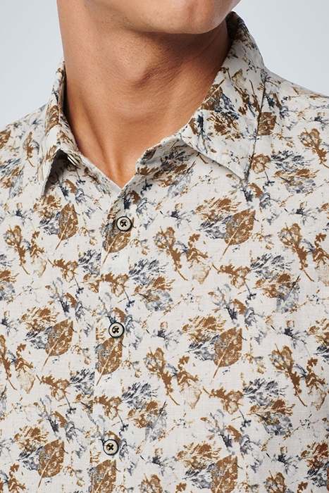 SHIRT ALLOVER PRINTED WITH LINEN OFFWHITE 6