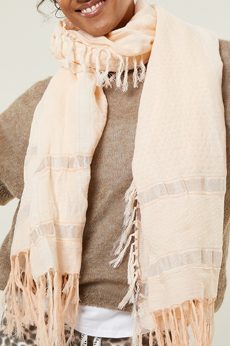 SCARF CHECK BABY PINK 2