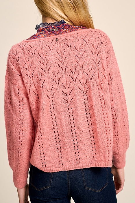 TRENT - MELBA JUMPER IN FANCY OPENWORK KNITWEAR 2