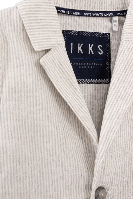 BABY BOYS’ BEIGE STRIPED SUIT JACKET 3