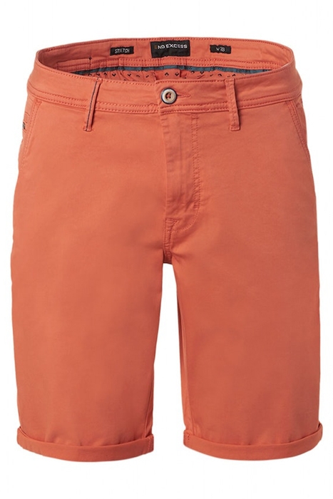 SHORT CHINO GARMENT DYED TWILL STRETCH PAPAYA 4
