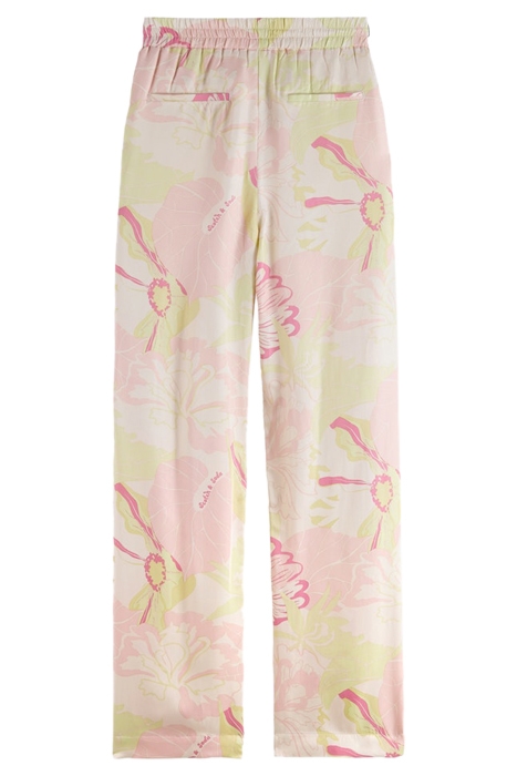 GIA - MID RISE WIDE LEG PRINTED SILKY TROUSERS VONDELFIELD B 2