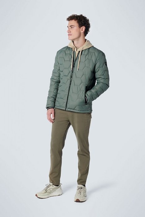 JACKET SHORT FIT PADDED DARK SEAGREEN 3