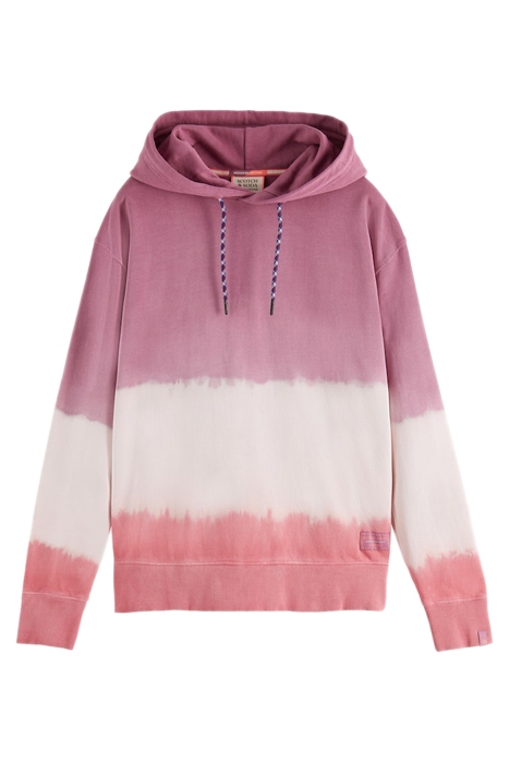 TIE-DYE ARTWORK RELAXED-FIT HOODIE COMBO D 1