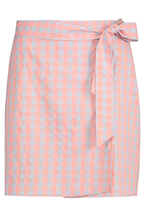 ENIDE CHECK SKIRT SUMMER PINK CHECK 1